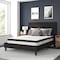 Flash Furniture Queen Size Black Fabric Platform Bed with Mattress SL-BM10-23-GG - alternate 1